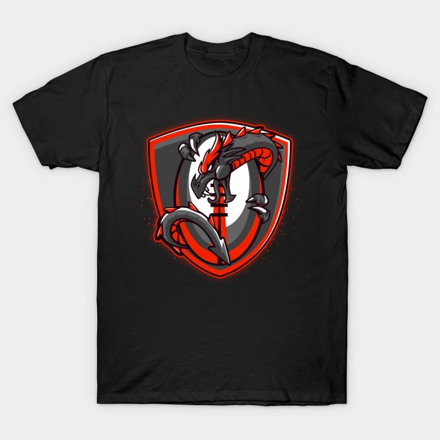 Chinese Dragon T-Shirt by Screamingcat